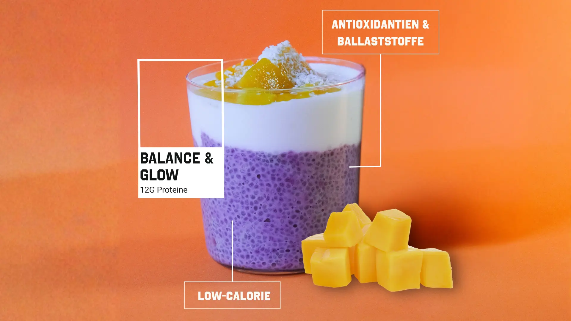 Purple Cotta — Ube Mango